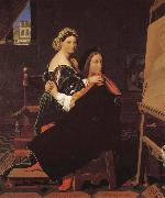 Jean-Auguste Dominique Ingres Lafier and Finalina oil painting picture wholesale